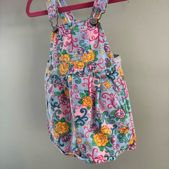 Vintage Children’s Place Bright Paisley Overall Jumper • 12-18m - Picture 3 of 6